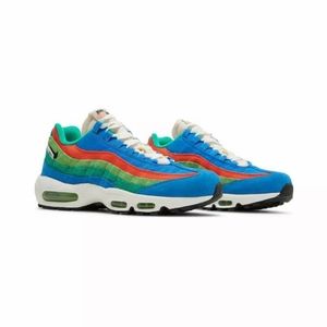 Nike Air Max 95 SE Running Club Photo Blue Black Roma Green DH2718-400 Men's 9